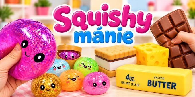 Squishy mačkací hračky